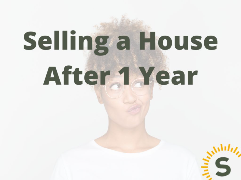 Can i sell my house sale after 1 year