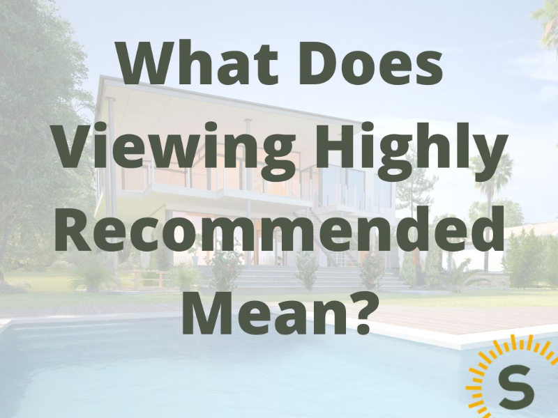 what-does-viewing-highly-recommended-mean