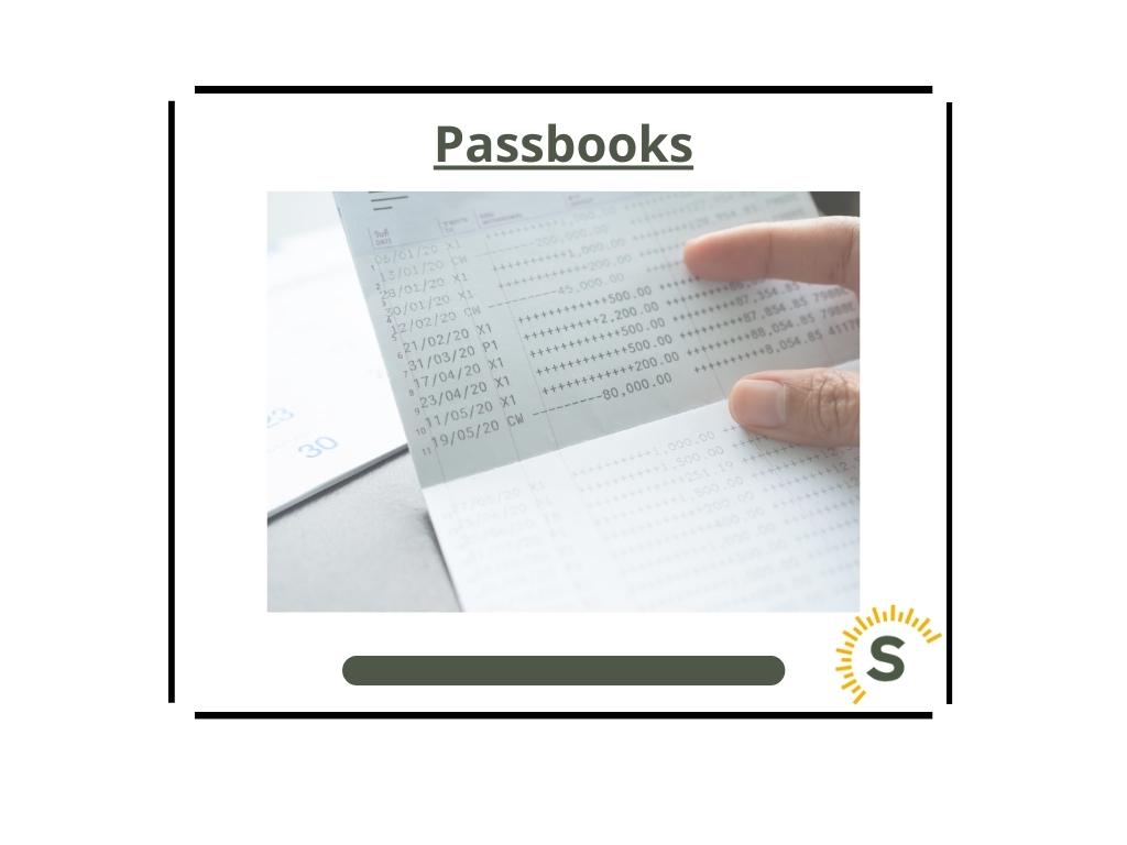 Building Society Roll Number Passbooks